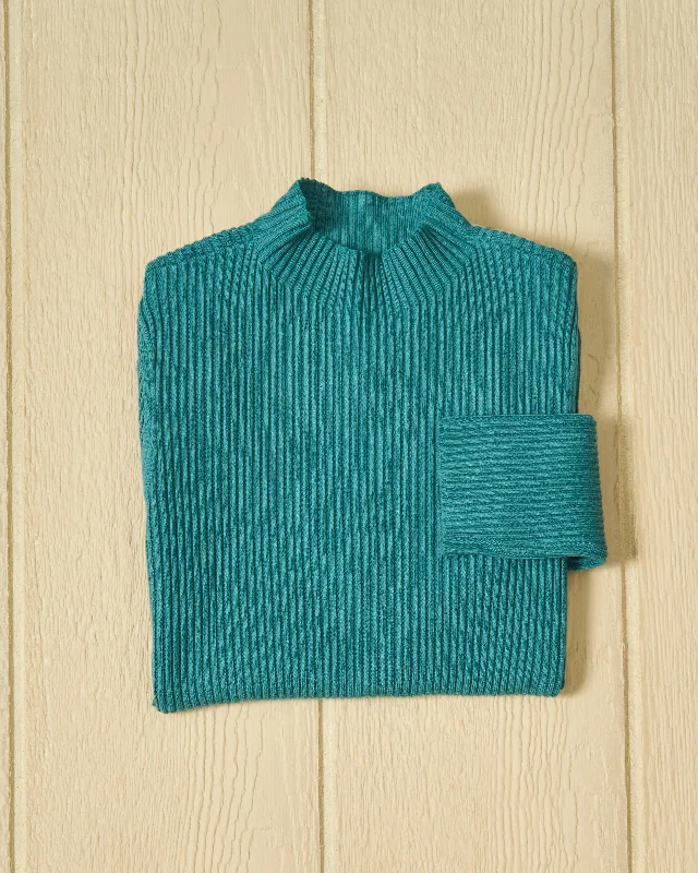 Haven Sweater Knit Top in Lagoon