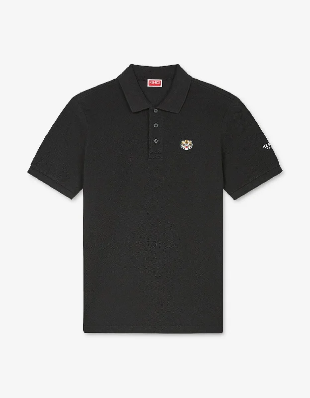 Kenzo Lucky Tiger Black Polo T-Shirt