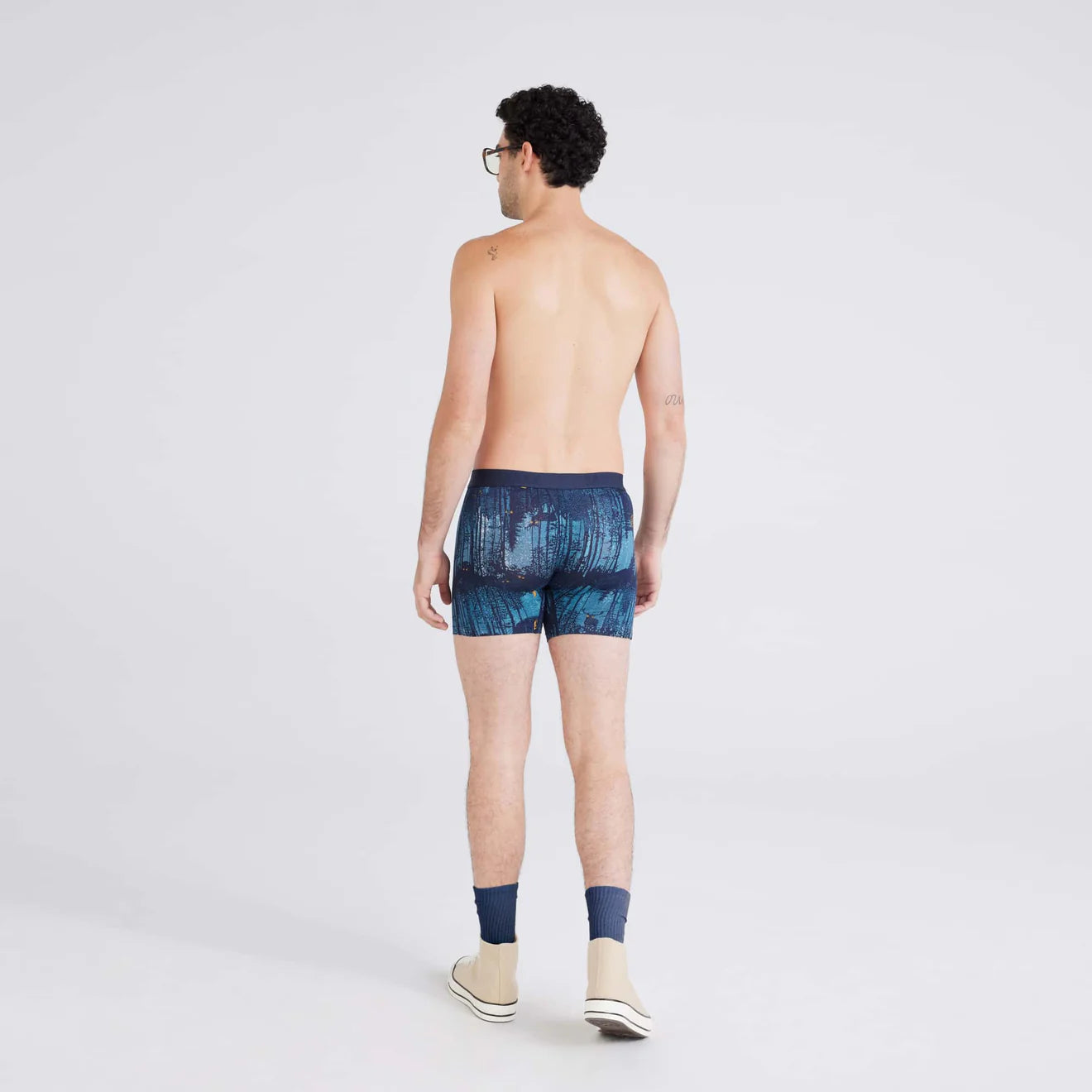 SAXX Vibe Super Soft Boxer Brief - Forest Walk - Dark Ink - SXBM35 - FOR