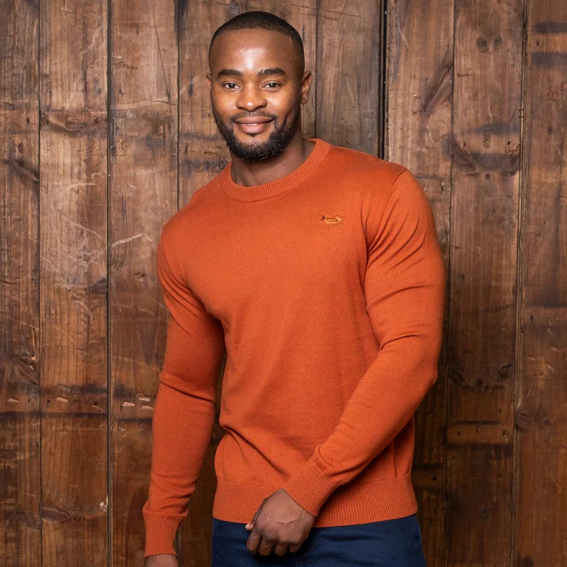 Timeless Kingsley Heath Cashmere-Blend Crew Pullover Buffalo