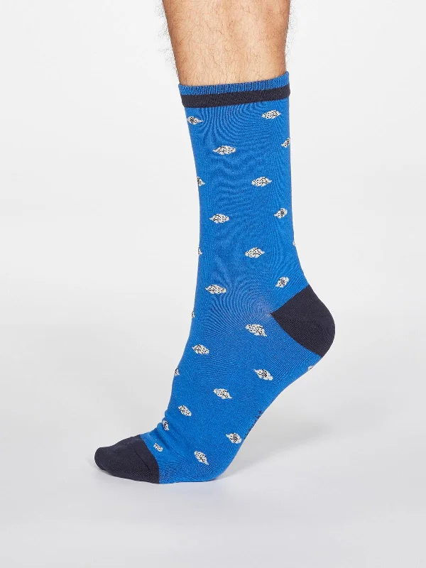 Carlos Sea Creatures Socks - Bright Blue